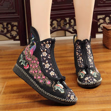 Load image into Gallery viewer, Flat-bottomed Spring and Summer Single-boot Ethnic Embroidered Shoes