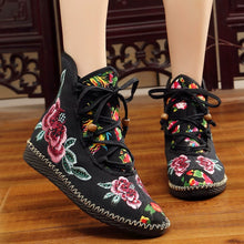Load image into Gallery viewer, Flat-bottomed Spring and Summer Single-boot Ethnic Embroidered Shoes