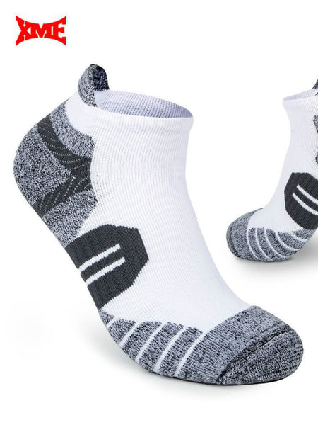 Professional non slip towel bottom running socks men's and women's marathon socks short tube sports socks