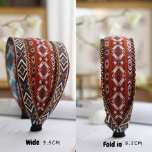 Load image into Gallery viewer, Variable Width Exquisite Embroidery Ethnic Style Headband, Wide Edge Headband Women&#39;s New Model