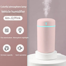 Load image into Gallery viewer, 1 PCS Portable 390ml Air Humidifier Aromatherapy Humidificador For Home Car USB Sprayer With LED Color Night Lamp Purifier
