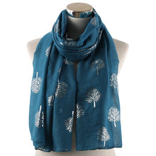 Load image into Gallery viewer, Leaf Mulberry Tree Hot Silver Scarf Fashion Versatile Shawl