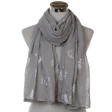 Load image into Gallery viewer, Leaf Mulberry Tree Hot Silver Scarf Fashion Versatile Shawl