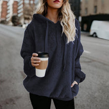 Load image into Gallery viewer, Winter Women Multi-color Hoodie Sweater Coat Outwear