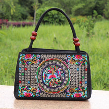Load image into Gallery viewer, Ethnic Style Bag with Double-sided Embroidery and Canvas Small Bag for Women&#39;s Double-layer Handbag Casual Trend Retro