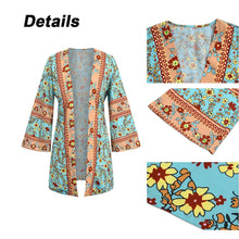 Load image into Gallery viewer, Bohemian Casual Cloak Cardigan for Swimsuit woman 2024 Summer Beach Swimwear Smock Tops Long Sleeved Female Clothing