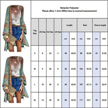 Load image into Gallery viewer, Bohemian Casual Cloak Cardigan for Swimsuit woman 2024 Summer Beach Swimwear Smock Tops Long Sleeved Female Clothing