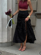 Load image into Gallery viewer, Bornladies Winter Red Fashion Long Petal Skirt Women&#39;s Design Inspired Evening Gown Elegant Lady Unique High Waisted Skirt