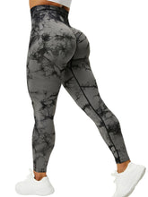 Load image into Gallery viewer, Tie Dye Push Up High Waist Leggings Stretch Athletic Women Sexy Pants Casual Seamless Gym Knitting Leggings Femme