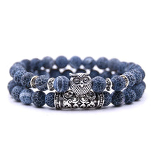 Load image into Gallery viewer, Owl Bracelet Jewelry Stone Bracelets Men Women Pulseira Masculina Feminina Bileklik Pulseras Mujer Bijoux Armband set