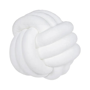 Soft Knot Ball Pillows Round Throw Pillow Cushion Kids Home Decoration Plush Pillow Throw Knotted Pillow Handmade