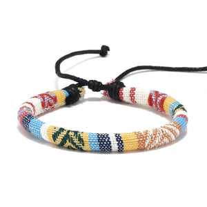 Nepal Ethnic Bohemia Rope Bracelet Men Women Fabric Fil Tissu Bracelet For Men Wristbands Pulseras Hilo Tela Hombre