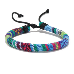 Nepal Ethnic Bohemia Rope Bracelet Men Women Fabric Fil Tissu Bracelet For Men Wristbands Pulseras Hilo Tela Hombre
