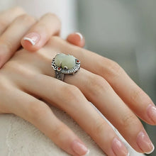 Load image into Gallery viewer, 925 Silver Retro Classic Ethnic Style Lucky Ring Opening Adjustment Advanced Sense Versatile Ring