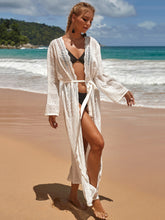 Load image into Gallery viewer, New Lace Collar Cardigan Beach Vacation Sunscreen Suit Bikini Cover Up