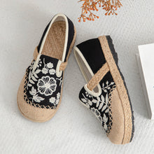 Load image into Gallery viewer, Casual One-pedal Women&#39;s Shoes, The Original Craft Embroidered Light-mouth Single Shoes