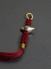 Load image into Gallery viewer, 925 Sterling Silver Cotton Tassel Hanging Accessories Cotton Rope Tibetan Hanging Accessories