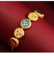 Load image into Gallery viewer, Tibetan Weaving Five-way God of Wealth Bracelet, Pure Hand-woven Cotton Thread Bracelet