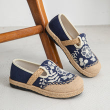 Load image into Gallery viewer, Casual One-pedal Women&#39;s Shoes, The Original Craft Embroidered Light-mouth Single Shoes
