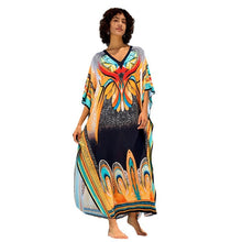 Load image into Gallery viewer, New Printing Vacation Beach Dress Loose Robe Bikini Blouse Sun Protection