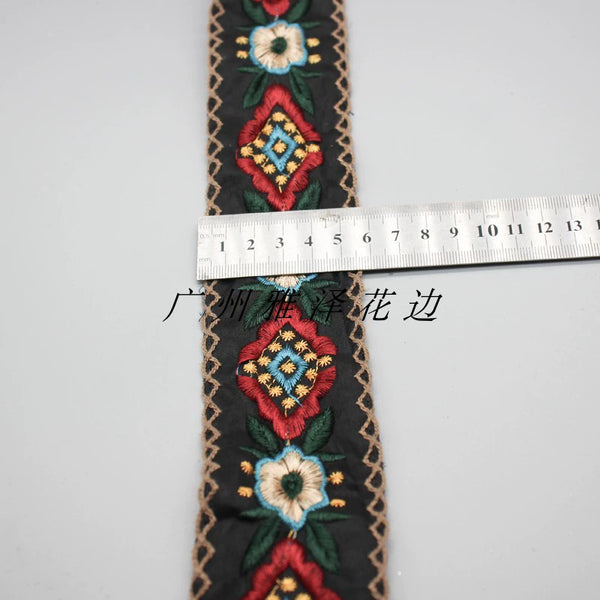 5.5CM Wide, Minority Clothing Decorative Lace Accessories, Retro Embroidery Handmade DIY Collar Webbing Barcode