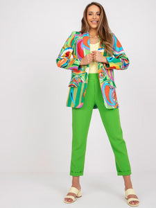 New Hot Color Pattern Blazer Outwear