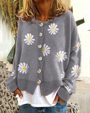 Load image into Gallery viewer, Autumn and Winter New Sweater Ladies Embroidered Knitted Cardigan Sweater