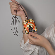 Load image into Gallery viewer, Buddha Heart Embroidery Small Fragrant Bag Ancient Style Pendant Fragrant Bag Safety Charm Pendant Guard Blessing Bag