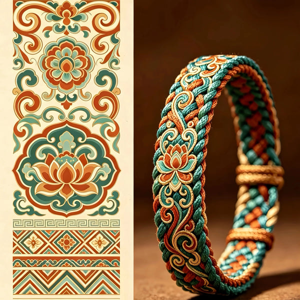 Lotus Hand Rope, Creative High-value Handmade National Style Bracelet, Give Gifts To Friends