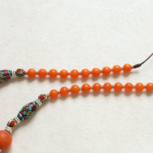 Load image into Gallery viewer, Tibetan Jewelry Necklace, Nepalese Necklace, Tibetan Xizang Beeswax Necklace