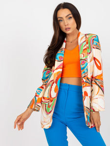 New Hot Color Pattern Blazer Outwear