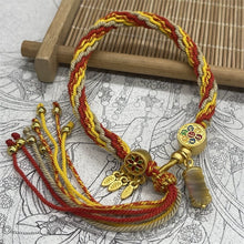 Load image into Gallery viewer, Tibet Hand-woven Diamond Rope Hand Rope Bracelet Jewelry Gifts