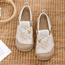 Load image into Gallery viewer, Ethnic Style Embroidered Cloth Shoes, New Hand-embroidered Linen Shoes, Soft-soled Breathable Woven Women's Shoes