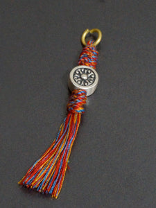 925 Sterling Silver Cotton Tassel Hanging Accessories Cotton Rope Tibetan Hanging Accessories