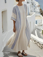 Load image into Gallery viewer, Summer Elegant Large Size Printing Long Pendulum Dress