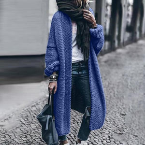 Fall/Winter New Long Sleeve Knitted Cardigan Casual Loose Fit Cardigan Knitted Sweater Jacket