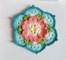 Load image into Gallery viewer, Hand-crocheted Small Daisy Coasters, Anti-scalding and Heat-insulating Cushions, Wool Coasters, Gifts for Girlfriends, Flower Slices in Large Quantities