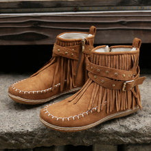 Load image into Gallery viewer, Women&#39;s Double-decker Tassel Boots