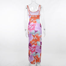 Load image into Gallery viewer, Summer Leisure Vacation Style Fashion Slim Fit Slim Dress Tie Dyed Print Dress