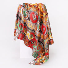 Load image into Gallery viewer, New Square Scarf Women&#39;s Scarf Ethnic Style Shawl Cashew Fruit Pattern Retro Headband