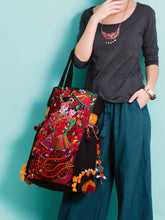 Load image into Gallery viewer, Original Ethnic Style Retro National Tide National Embroidery Shoulder Bag Bag Large Capacity Canvas Women's Bag