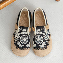 Load image into Gallery viewer, Casual One-pedal Women&#39;s Shoes, The Original Craft Embroidered Light-mouth Single Shoes