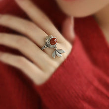 Load image into Gallery viewer, 925 Silver Retro New Tibet Style Lucky Little Fat Fish Koi Ring