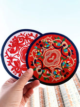 Load image into Gallery viewer, Ethnic Style Embroidery Coaster Characteristics Handicrafts Small Gifts