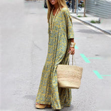 Load image into Gallery viewer, Autumn Spring New Long Sleeve Fashion Printed Bohemian Loose fitting Dress
