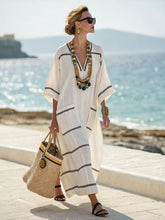 Load image into Gallery viewer, Summer Elegant Large Size Printing Long Pendulum Dress