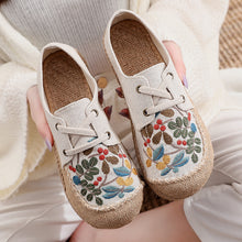 Load image into Gallery viewer, Spring Fresh Round Head Cloth Shoes Fashionable Shallow Mouth Women&#39;s Shoes