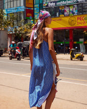 Load image into Gallery viewer, Hot Selling New Print V-neck Strap Dress Seaside Beach Skirt
