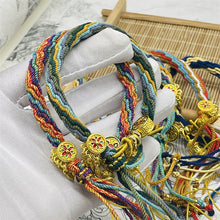 Load image into Gallery viewer, Tibet Hand-woven Diamond Rope Hand Rope Bracelet Jewelry Gifts