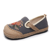 Load image into Gallery viewer, Embroidered Shoes Fisherman Shoes Cart Stitching Cotton and Linen Embroidery Shoes, Anti Slip and Breathable Round Toe Women&#39;s Shoes